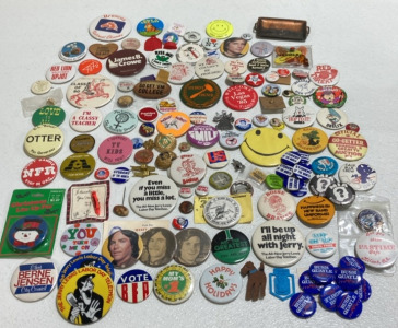 Assorted Vintage Pins/Buttons