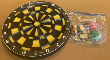 Soft Tip Dart Board With Darts