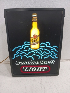 Miller Genuine Draft Light Sign 20x15
