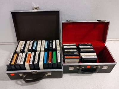 8-Track Tapes in Hard Cases