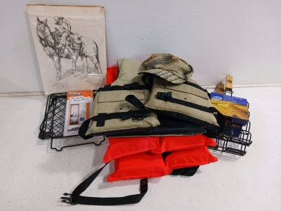 Life Jackets, Grilling Baskets, Hats and More