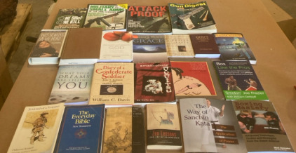 Assortment Of Books Including &ldquo;Gun Digest 1988&rdquo;, &ldquo;One Shot One Kill&rdquo;, &ldquo;Tao Te Ching&rdquo; And Much More