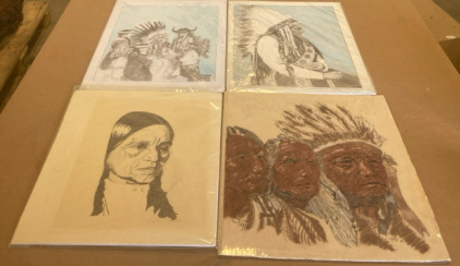 Hand Drawn Native American Art Work