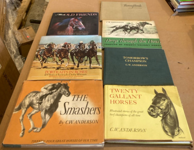 Variety Of Books Including Twenty Gallant Horses By C. W. Anderson, Thunder By Page Cooper, Gallant Horses By Frances E. Clarke