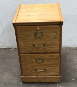 Wooden File Cabinet