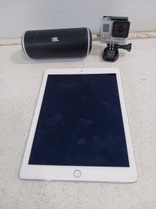Ipad #a1566, Jbl Bluetooth Speaker and Gopro Hero3+