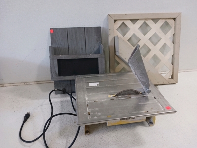 Tile Saw and Small Planter and More