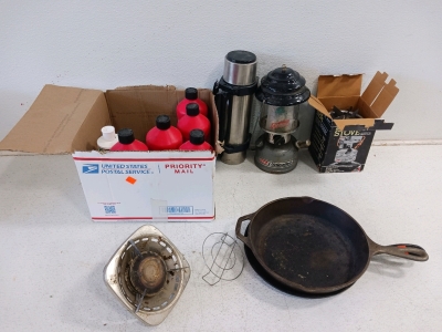 Coleman Gas Lantern, Gott Thermos, Gas Camp Stove and More