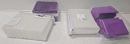 (2) Bags Of White Bubble Mailers, (2) Bags Of Purple Bubble Mailers