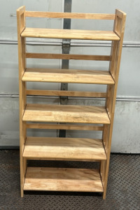 27 1/4’’ x 11 1/4’’ x 59’’ Wooden Fold Up Shelf