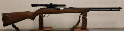 Savage Model 487T .22LR Semi Automatic Rifle With Springfield 4x15 Scope-- R378892