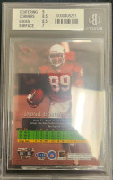 Justin Fields PSA Graded 6, Zach Wilson PSA Graded 8, David Boston Beckett Graded 8, Eddie Berlin Beckett Graded 9 - 3