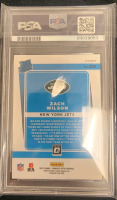Justin Fields PSA Graded 6, Zach Wilson PSA Graded 8, David Boston Beckett Graded 8, Eddie Berlin Beckett Graded 9 - 7