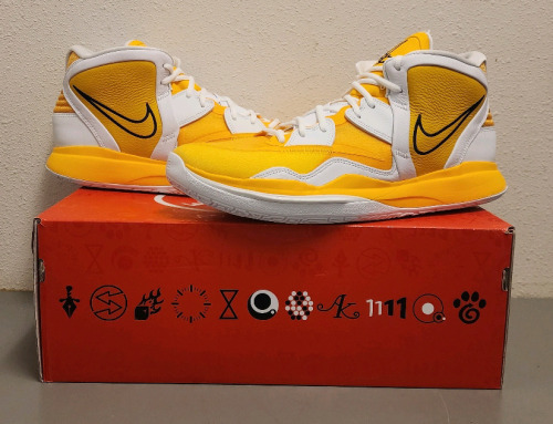 Nike Kyrie Irving Infinity TB Promo University Yellow/Black-White, Size 15 New With Box