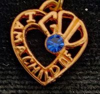 "I Am A Child Of God" Necklace With Gemstone - 2