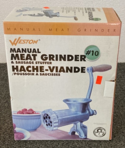 Weston Manual Meat Grinder & Sausage Stuffer