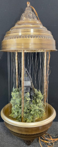 Oil Rain Lamp Grist Mill (Light Turns On!)