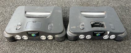 (2) Nintendo 64 Consoles