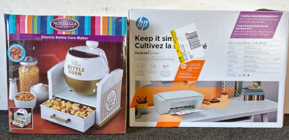Kettle Corn Machine & HP Desk Jet Printer