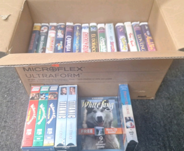 VHS Movies - Disney, Titanic, & More - BB7