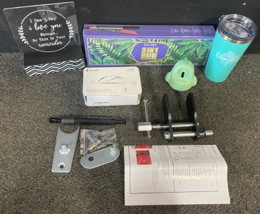 New In Box! - Gychee 3 In 1 Hair Straightener, iWatch Rubber Charging Stand, Truck Tailgate Assist, Disc Brake Piston Spreader, & More!