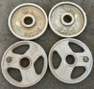 (2) Sets Of 10lbs Barbell Weights