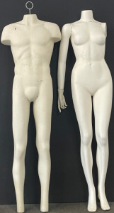 Female & Male Mannequins (Missing Pieces)