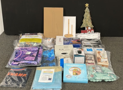 New in Box! - Dog Toothbrush, Pet Shaver, Candle/Mug Warmer, Tumbler, Throw Blanket, Citrus Juicer, AirPod Style Earbuds W/ Case, Plus More!