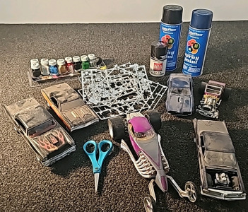 (6) Classic Model Cars, RC Car Parts, Paints & More!