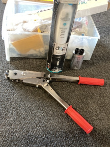 Tub of Plumbing Tools & Parts
