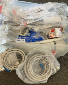 Tub of New Piping Pieces