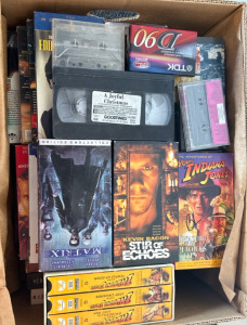 VHS Movies - The Matrix, Young Indiana Jones, & More