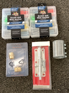 Valve, Screws, & Wall Anchor