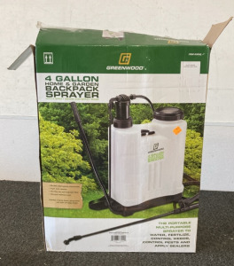 Greenwood 4-Gallon Home & Garden Backpack Sprayer