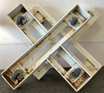(2) Heavy Duty Aluminum Rolling Dollies