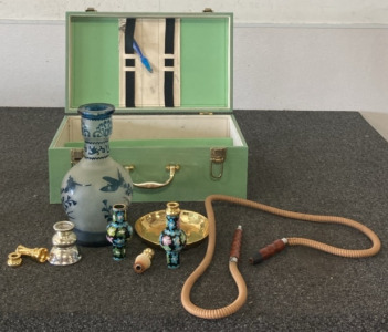 Hookah & Large Green Box