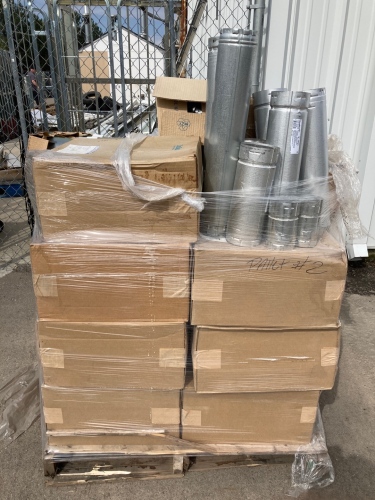 Pallet of Various Gas Venting