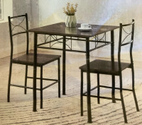 Join Iron Three-Piece Kitchen/Dining Room Table Set