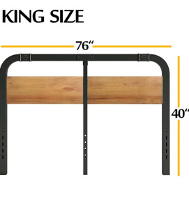(1) Bosril, King Size Headboard