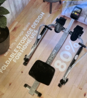 Ancheer Rowing Machine, Hydrolic & Foldable With 12 Resistance Levels