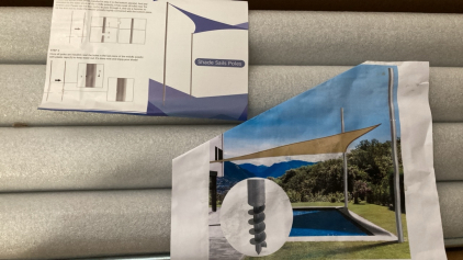 Outdoor Shade Poles Kits - SP9