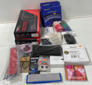 (2) Foam Padded Fitness Hoops, Botty Bands, LED Strips, Compression Sleeves, & More!