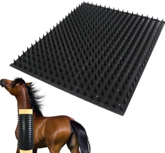 (8) Packs of (2) Equine & Bovine Massage Scratch Pads