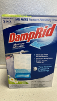 (8) Boxes of 3pk Damp Rid - Fresh Scent - 2