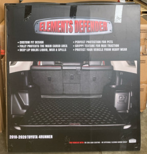 (2) Elements Defender Custom Fit Trunk Cover For Toyota 4runners 2010-2020