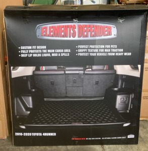 (2) Elements Defender Custom Fit Trunk Floor Cover For 2010-2020 Toyota 4Runners