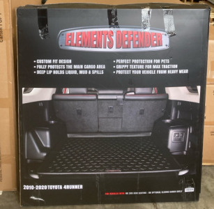 (2) Elements Defender Custom Fit Trunk Floor Cover For 2010-2020 Toyota 4Runner