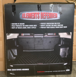 (3) Elements Defender Custom Fit Trunk Floor Cover For 2010-2020 Toyota 4Runner