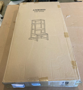 Ambrid Two Tier Wooden Step Stool