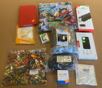 (1) Standpoint Tripod Iphone 11 Pro Case (1) Eyekop 1st And 2nd Gen Airpod Case (1) Nintendo Switch Accessories Kit & Much More